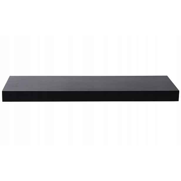 Police Mdf deska Woltu 25 x 22,9 cm černá