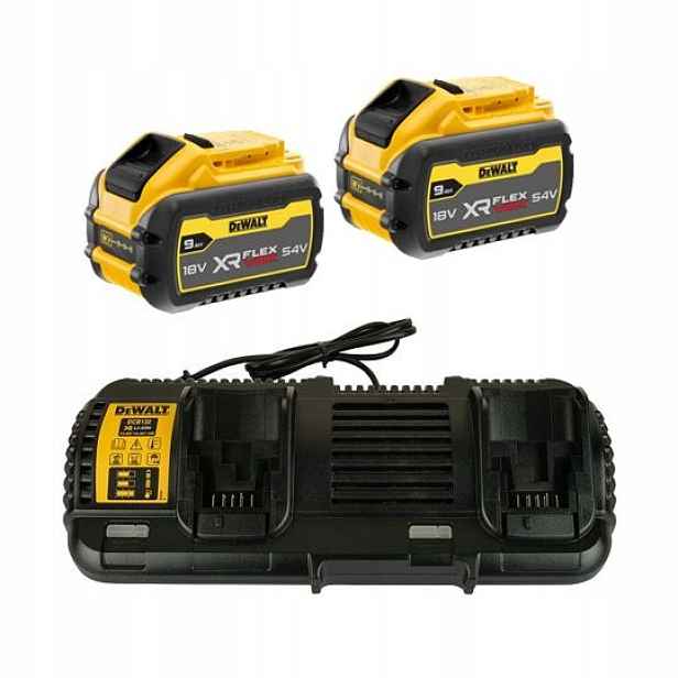 sada 2 akumulátory 54V Li-Ion 9,0Ah nabíječka DeWALT [DCB132X2-QW]