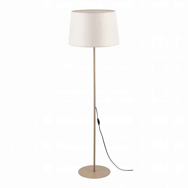 Stojací Lampa do obývacího pokoje Maja Béžová 15W E27 Metal Tk Lighting