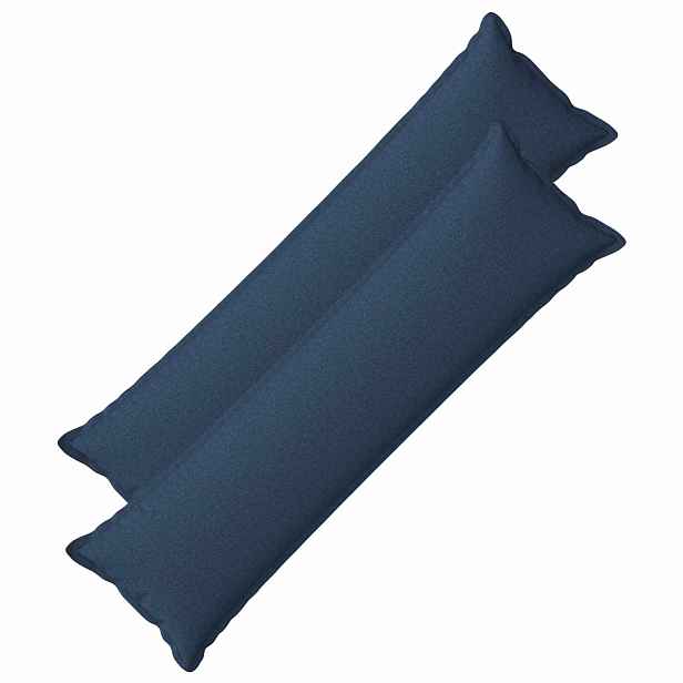 vidaXL Povlak na polštář 2 pcs HOUTEN Modrá 40 x 145 cm Falešný len