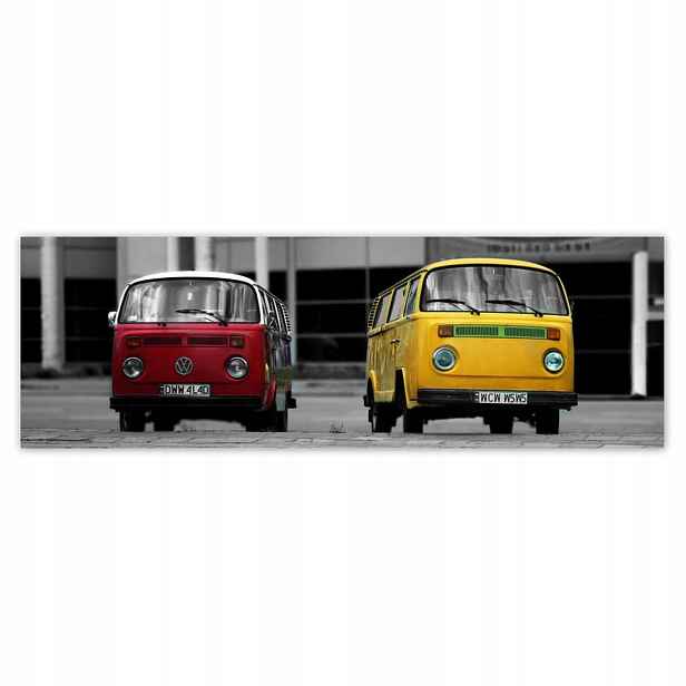Plakáty 200x66 Červená a žlutá Vw