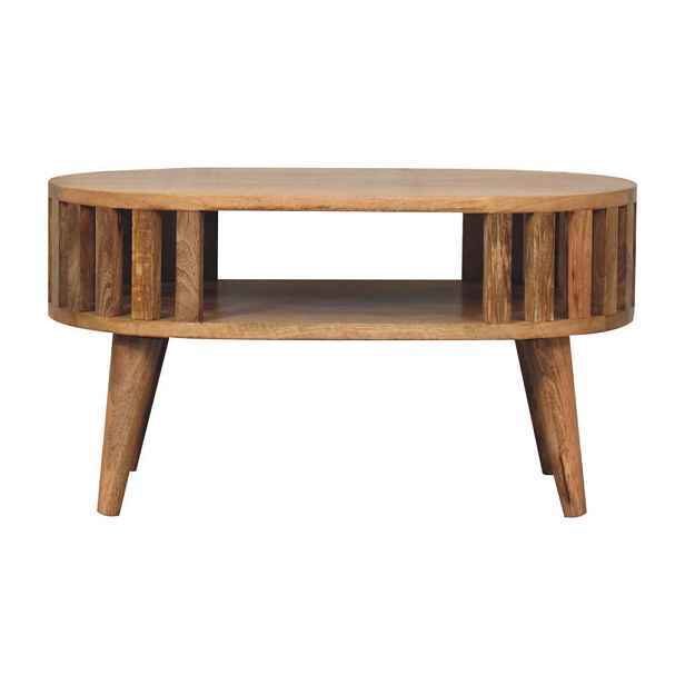 Artisan Furniture NOČNÍ STOLEK Nástěnný v dubovém provedení, 1 zásuvka, 1 otevřená přihrádka, béžová