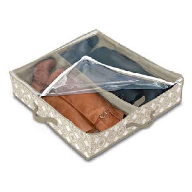 Domo Living Organizér na boty - DOMO ELLA, béžový, 60 x 50 x 12 cm