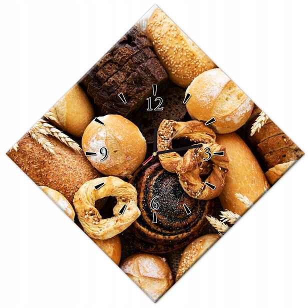 Hodiny 56x56 Mix pečiva