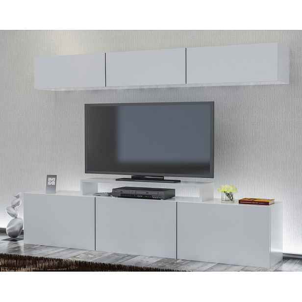 Kalune Design Obývací stěna LINIE 180 cm bílá