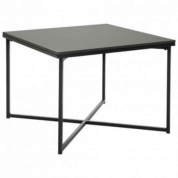 Livetastic KONFERENČNÍ STOLEK, černá, kov, keramika, 60/43/60 cm