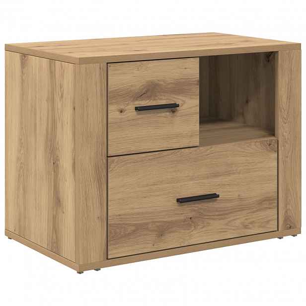 vidaXL Noční skříňka Artisanový dub 35 x 60 x 50 cm Kompozitní dřevo