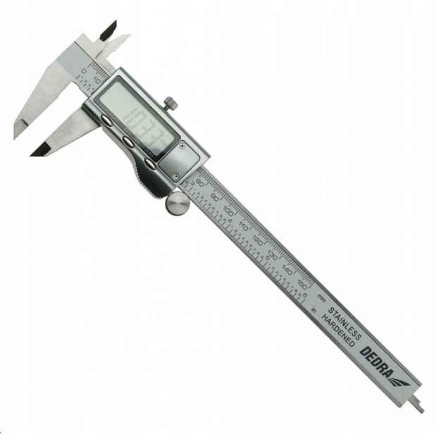 Dedra Digitální Posuvné Měřítko Elektronické 150MM 0.01MM/M Nerezová Ocel MC0020