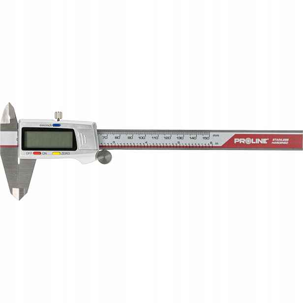 Elektronické Posuvné Měřítko 150 MM, Průměr 0,03 MM, Ce, Proline