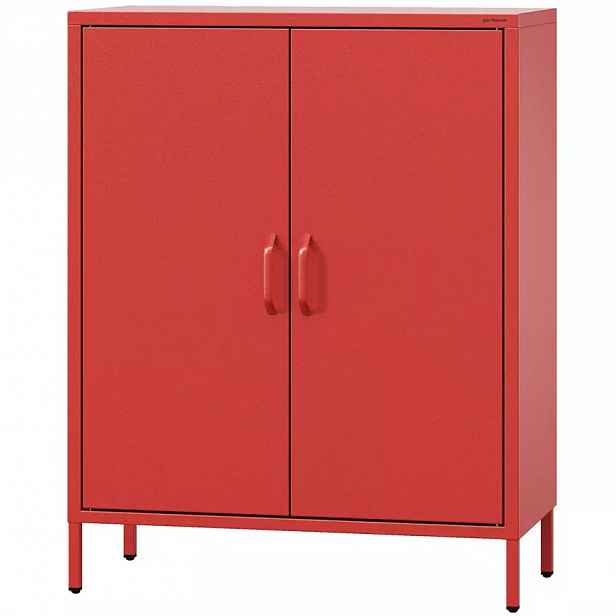 Komoda Kovová Vito Modern Red