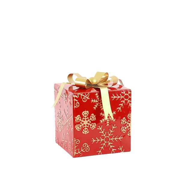 Mondex Vánoční dekorace Santa Lila Dárek 18,5 cm červený
