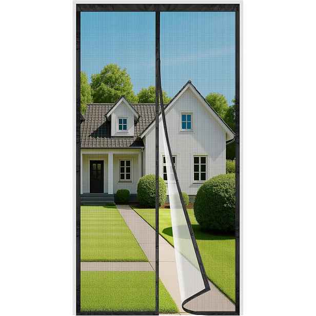 Moskytiéra na balkonové dveře 120 cm x 240 cm, ochrana proti hmyzu