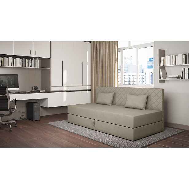 Válenda s úložným prostorem 90x200 ALAMO 2 - písková