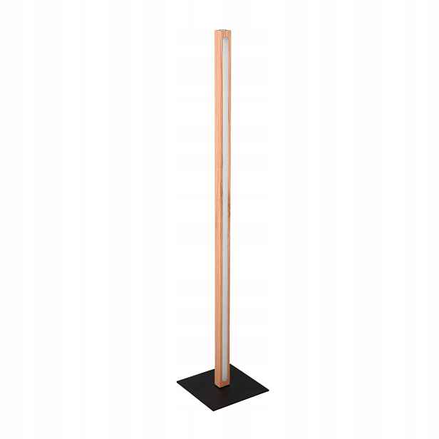 Stojací Led lampa Trio Bellari 3000K, 2300lm, dřevěná, IP20