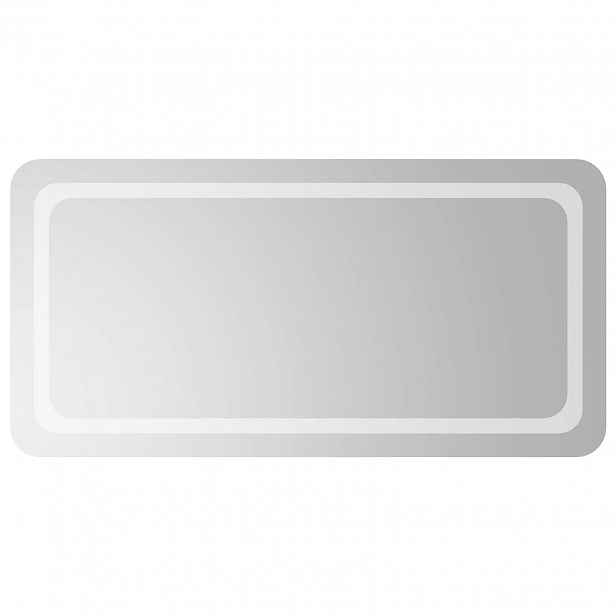 vidaXL LED koupelnové zrcadlo Transparentní 100 x 50 cm tvrzené sklo