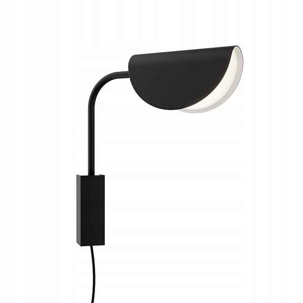 Černá minimalistická modernistická nástěnná lampa Maytoni