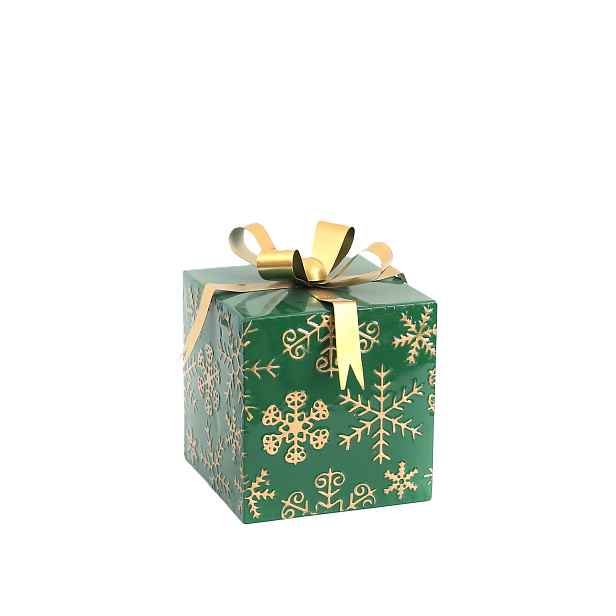 Mondex Vánoční dekorace Santa Lila Dárek 18,5 cm zelený