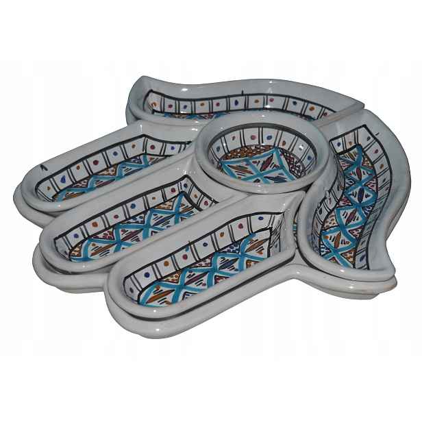 Meze Set pro Mezze Meze Fatima Maroko Tunisko Hamsa