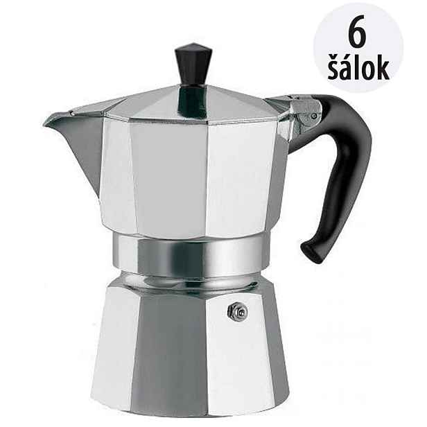 Arise 6 DB-OS Moka kávovar na přípravu espresa, 6 šálků