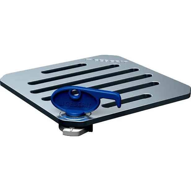 Geberit 388.107.00.1 - Uzamykatelný rošt pro podlahové vpusti 13x13 cm, nerez