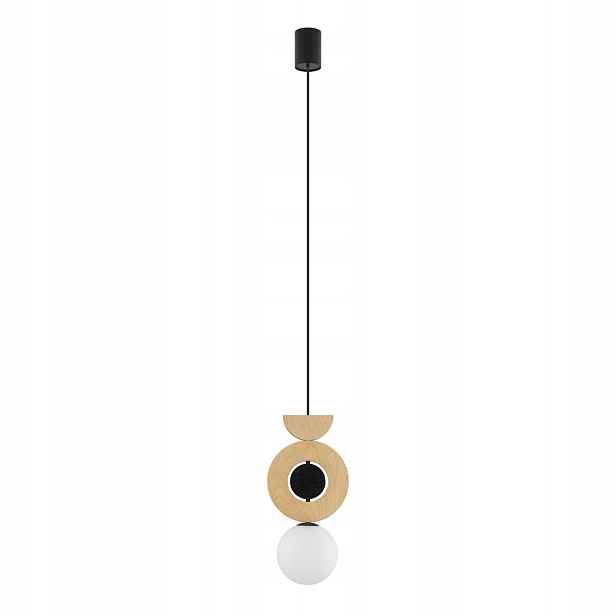 Závěsná béžová lampa Drops moderní nad jídelní stůl Nowodvorski