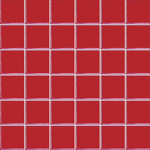 Skleněná mozaika červená 31x31 cm lesk MOS50RE