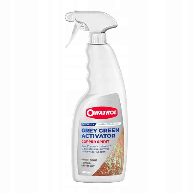 Owatrol Spirit Copper 0,5 l – zelená patina pro měděný efekt