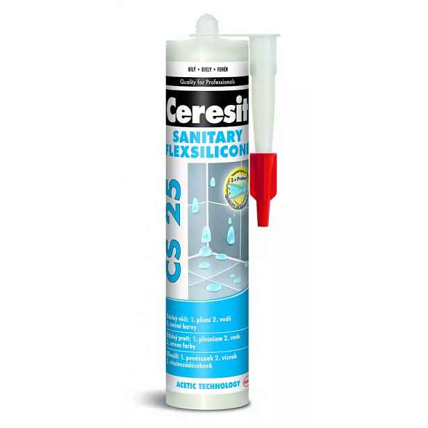 Silikon sanitární Ceresit CS25 brown 280 ml
