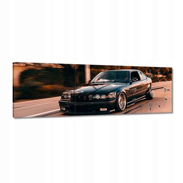 Hodiny 90x30 Bmw Auta Beemki