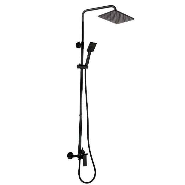 Sprchový sloup s baterií Mixxus Premium Alex 003-J Black, černá