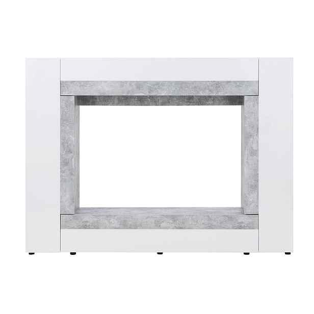 Szynaka Obývací stěna Window 225 cm bílá/beton