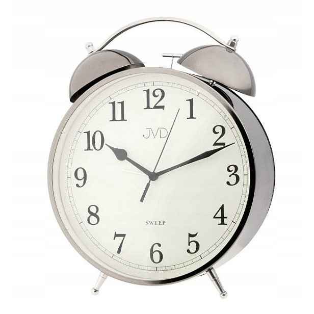 Velmi Velký 21 cm Budík Jvd SRP2107.4 Zvonek Alarm