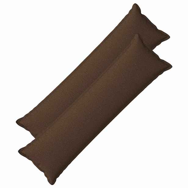vidaXL Povlak na polštář 2 pcs HOUTEN Hnědá 40 x 145 cm Falešný len