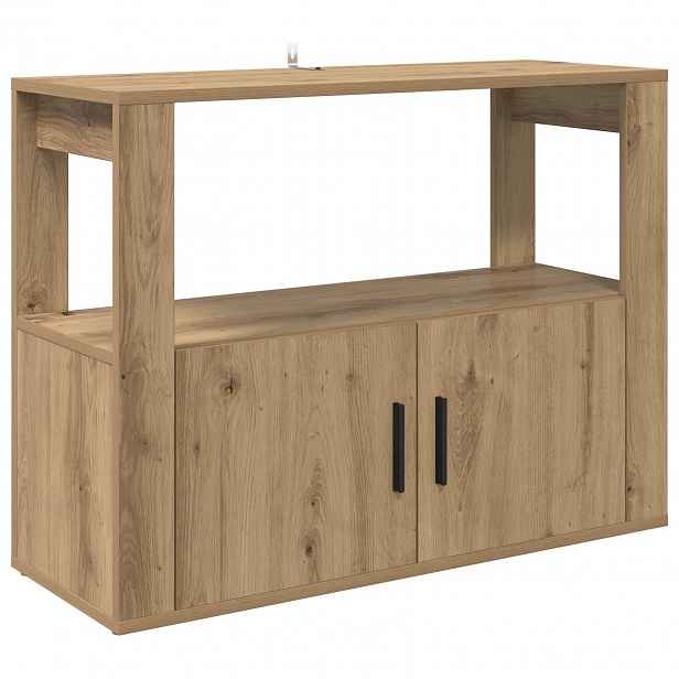 vidaXL Servírovací skříň dub artisan 80 x 30 x 60 cm Kompozitní dřevo