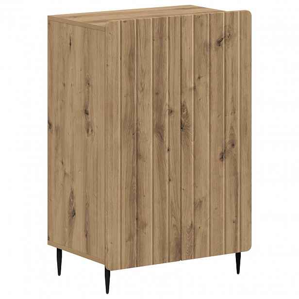 vidaXL Skříň na obuv ZWOLLE 59,5 x 39,5 x 91,5 cm Kompozitní dřevo