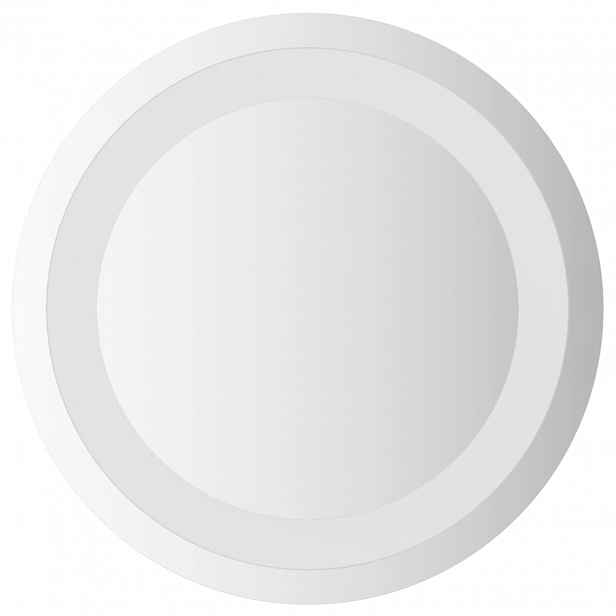 vidaXL LED koupelnové zrcadlo Transparentní Ø 30 cm tvrzené sklo