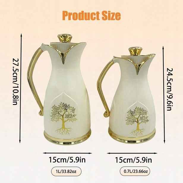 Zhouxi Béžová Termoska Na Zdobení 2-PACK Ulk S07__