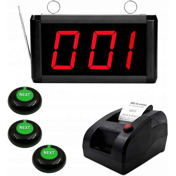 Bezdrátový vlakový systém Pager Vezměte číslo do restaurace