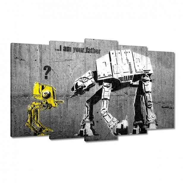 Obrazy 100x60 Banksy I am your father