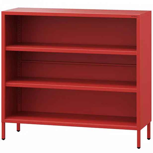 Kovový Regál Krátký i Luca Modern Red