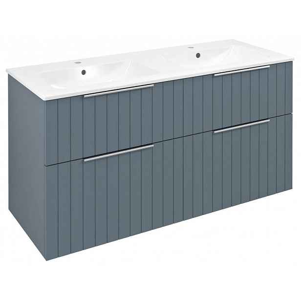 Sapho Cirasa - Umyvadlová skříňka Strip 118x64x46 cm, 4x zásuvka, siena CR121-4242S-21