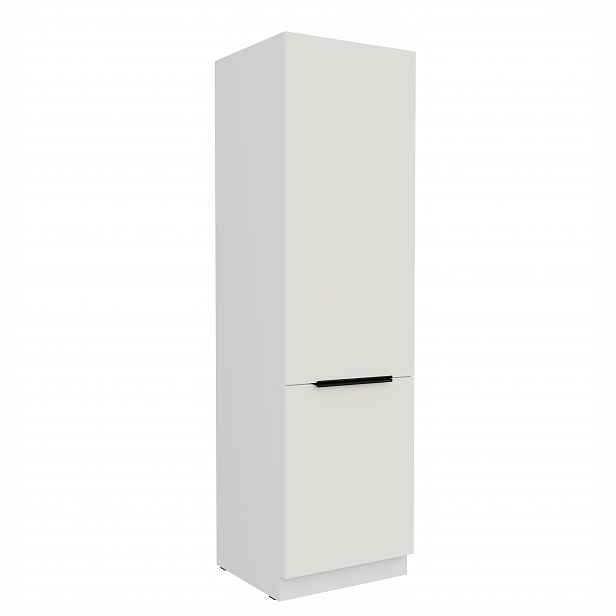 Vysoká potravinová skříňka Aria 60 DK-210 2F Barva korpusu: Bílá, Barva dvířek: WH - Crystal white AFM