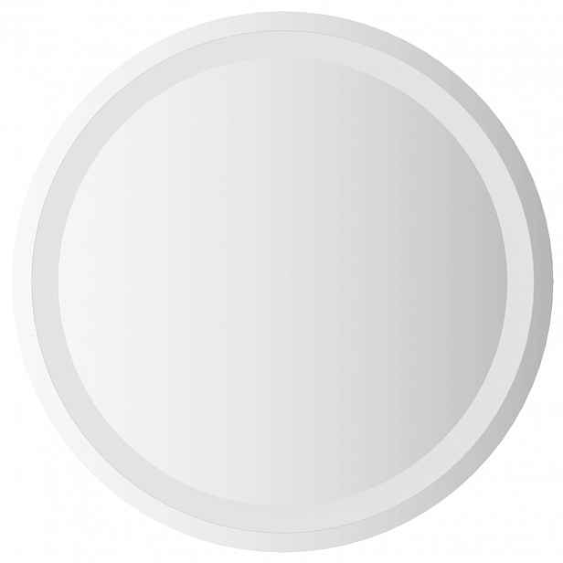 vidaXL LED koupelnové zrcadlo Transparentní Ø 50 cm tvrzené sklo