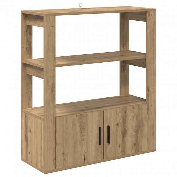 vidaXL Servírovací skříň dub artisan 30 x 80 x 90 cm Kompozitní dřevo