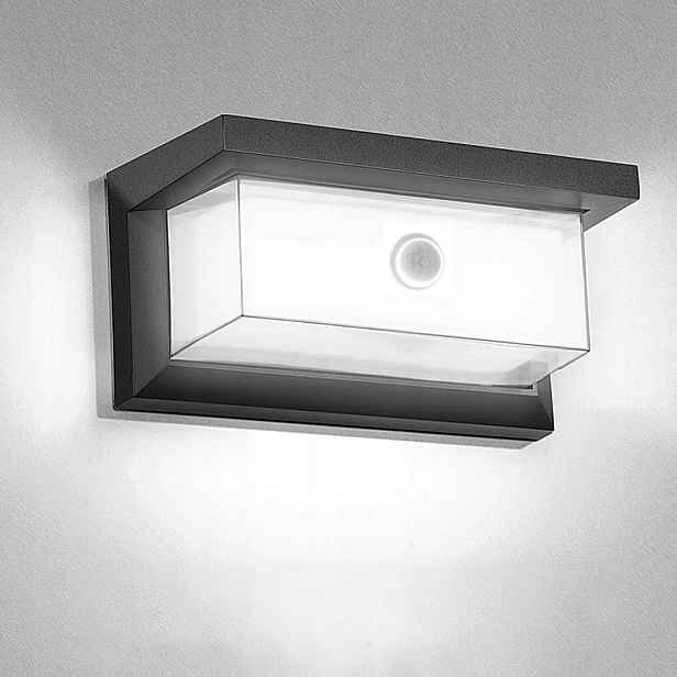Led Venkovní Nástěnné Svítidlo Nad Vchodové Dveře S pohybovým senzorem Bílá Studená barva