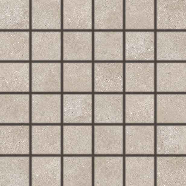 Mozaika Rako Betonico tmavě béžová 30x30 cm mat DDM05794.1
