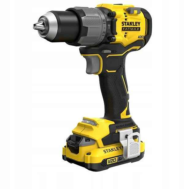 Stanley SFMCD726D2K aku bezuhlíková vrtačka s příklepem 18V/2*2Ah, 80Nm, 0-