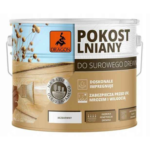 Dragon Lněný Pokost 3 L Podklad Na Podklad Pro Dřevo