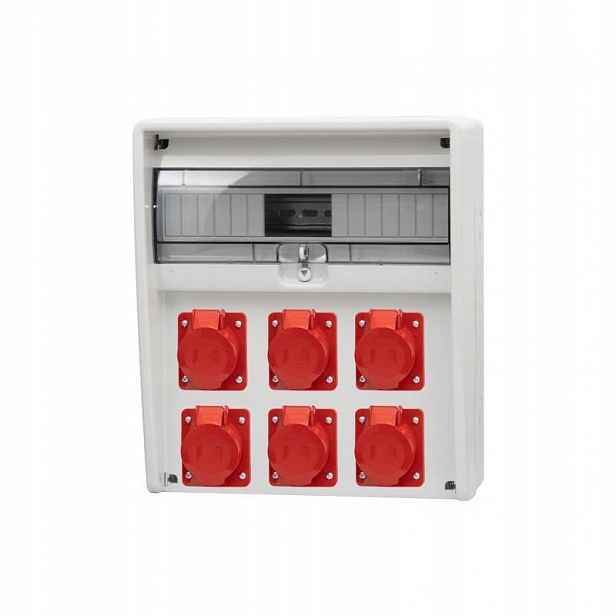 Rozvaděč 17M Ulisse 2x16A/5P, 4x32A/5P IP65