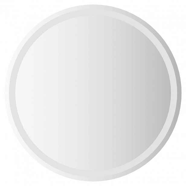 vidaXL LED koupelnové zrcadlo Transparentní Ø 70 cm tvrzené sklo